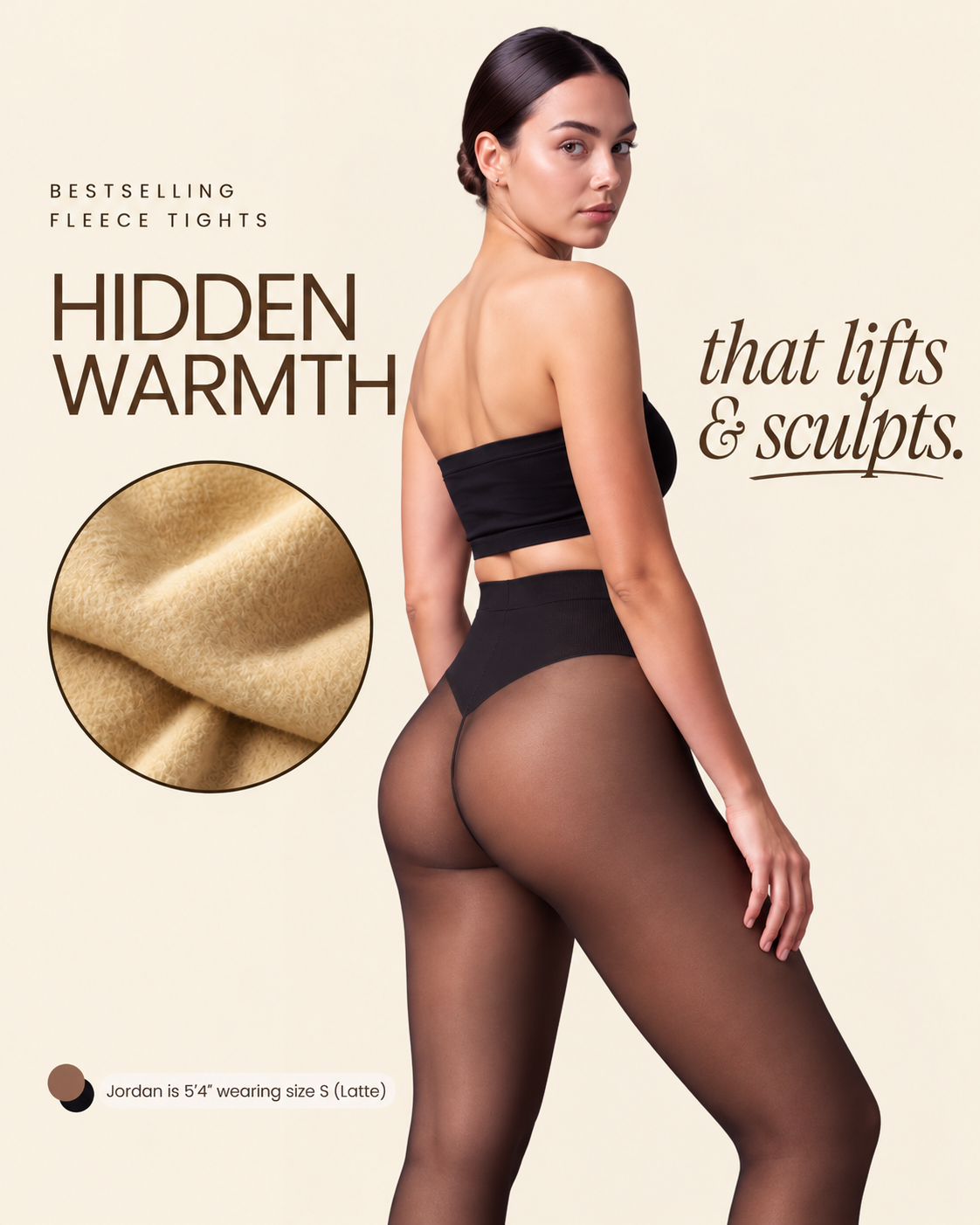 SkinShade™ Fleece Lined Tights