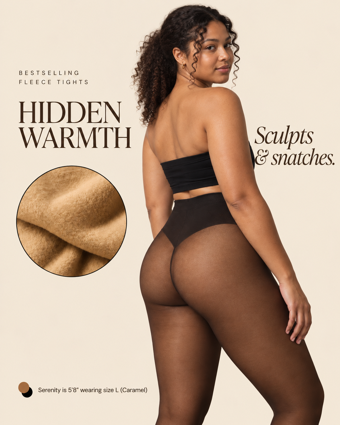 SkinShade™ Fleece Lined Tights