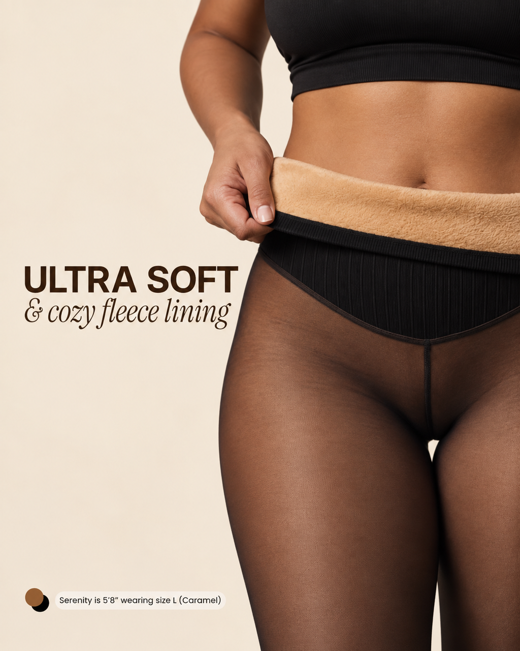 SkinShade™ Fleece Lined Tights