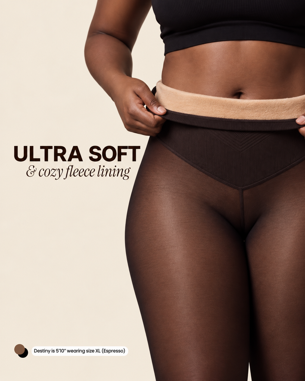 SkinShade™ Fleece Lined Tights