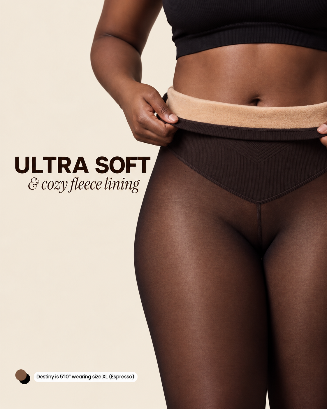 SkinShade™ Fleece Lined Tights