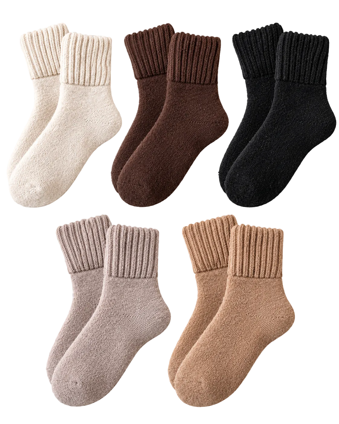 Wool Knit Thermal Socks
