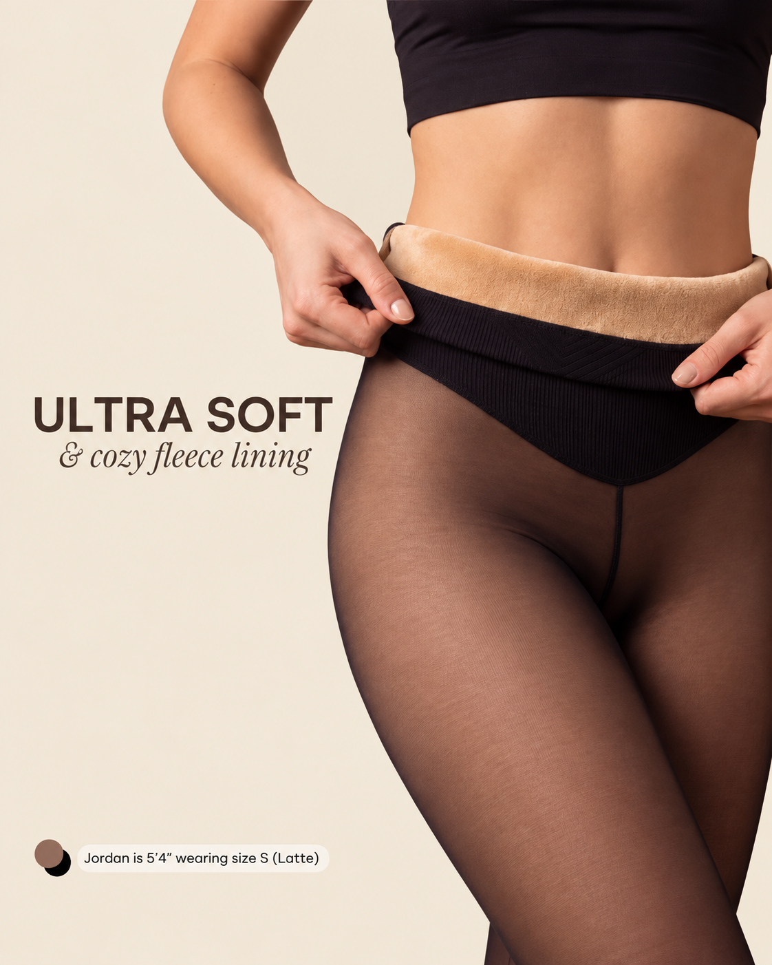 SkinShade™ Fleece Lined Tights