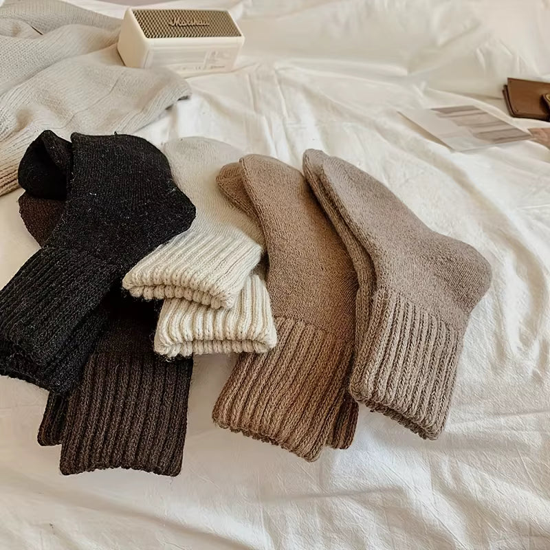 Wool Knit Thermal Socks